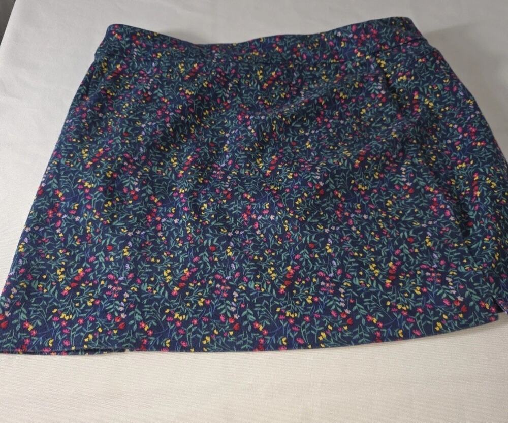 Croft & Barrow The Effortless Stretch Skort Women Size 12 Floral Golf Pickleball